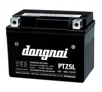 Ắc quy xe máy Đồng Nai PTZ5S 4ah-12v